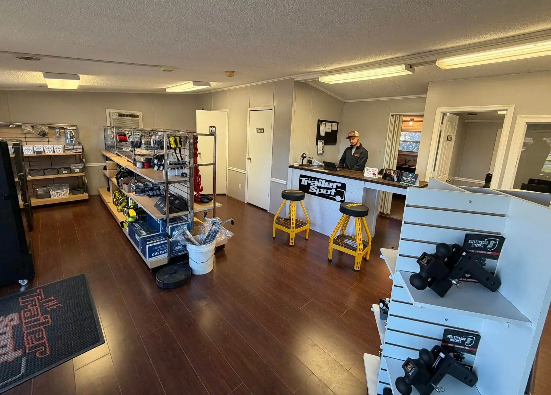 Inside The Trailer Spot parts and service counter